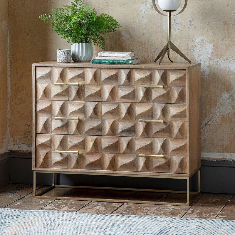 Mango Wood Chest Of Drawers