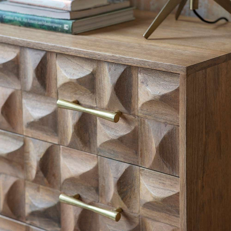 Mango Wood Chest Of Drawers