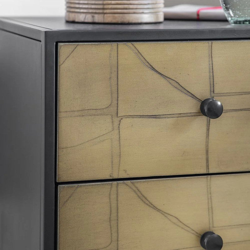 Crackle Bedside Drawer