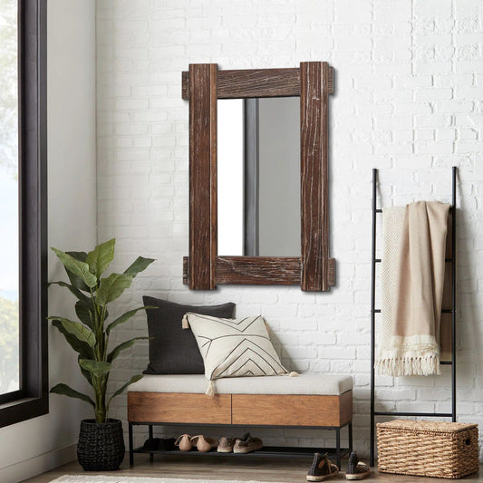 Rectangle Manufactured Wood Mirror