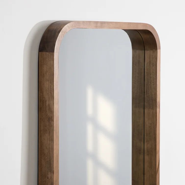 Rectangle Wall Mirror With Wood Frame