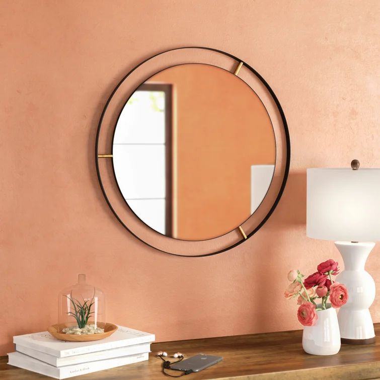 Round Metal Wall Mirror